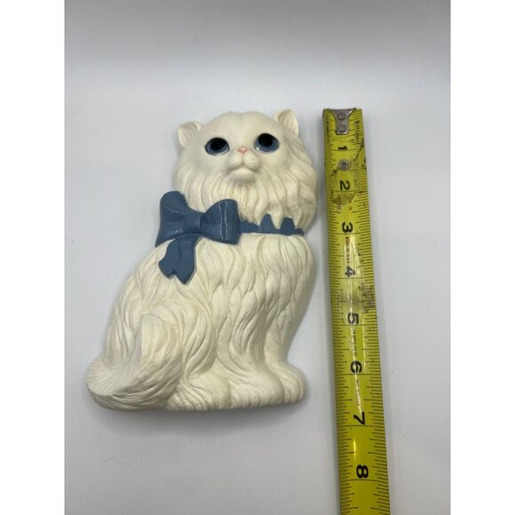 VTG Plastic Burwood White Persian Cats Hanging Wall Decor Set of‎ 2 - Kitty Cats - Picture 9 of 9